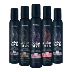 Farebn penov tuidlo na vlasy - Indola Color Style Mousse 200 ml